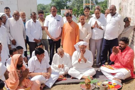 मां भद्रकाली मंदिर में जीर्णोद्धार हेतु शिलान्यास, जलशक्ति मंत्री दिनेश खटीक रहे मुख्य अतिथि