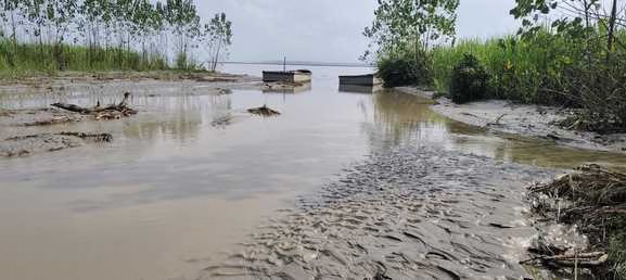 Hastinapur mein Ganga aur Budhi Ganga ka Sangam