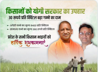 राज्यमंत्री दिनेश खटीक बोले: योगी सरकार का ऐतिहासिक फैसला, गन्ना किसानों को मिलेगा 3000 करोड़ का फायदा