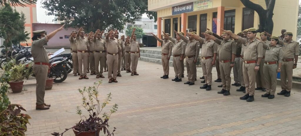 सरदार पटेल जयंती पर बहसूमा थाने में धूमधाम, पुलिसकर्मियों ने लगाई “रन फॉर यूनिटी” दौड़