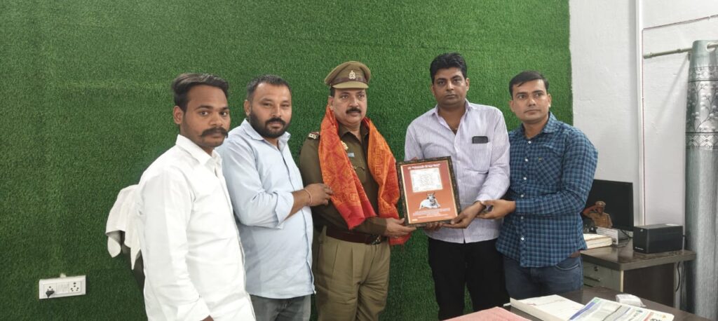 भारतीय गौ सेवा संघ ने रामराज थाना अध्यक्ष का किया सम्मान | मुजफ्फरनगर न्यूज़