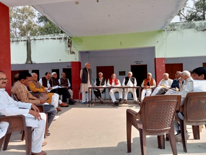 Bahsuma| उत्तर प्रदेश माध्यमिक शिक्षक संघ (चेतनारायण–चंदेल गुट) मेरठ परिक्षेत्र की बैठक सम्पन्न
