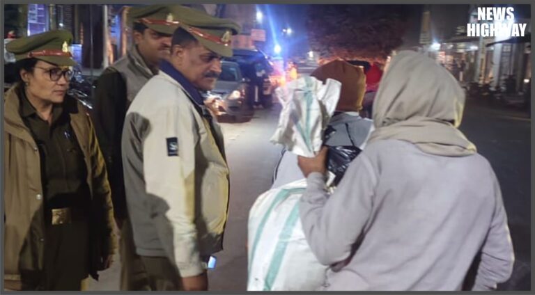 बहसूमा पुलिस ने चलाया वाहन चेकिंग अभियान