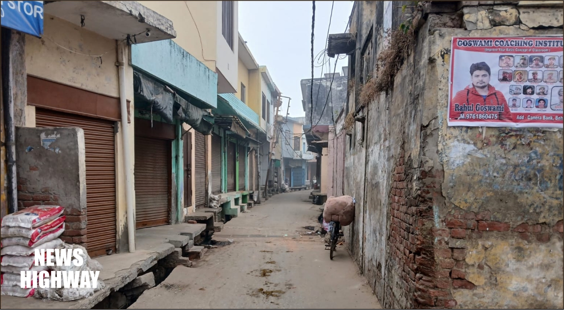 पश्चिमी यूपी हाईकोर्ट बेंच की मांग पर बहसूमा पूरी तरह बंद, ऐतिहासिक आंदोलन में व्यापारी–वकील एकजुट