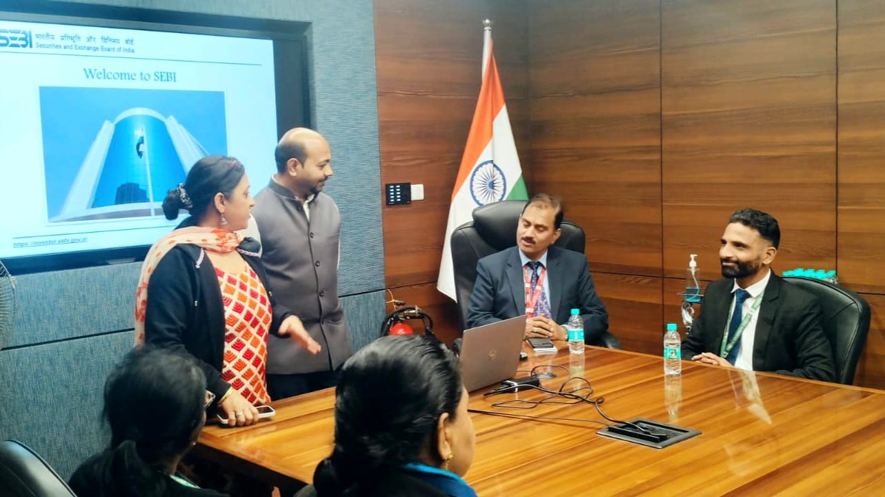 शांति निकेतन ग्रुप ऑफ इंस्टीट्यूशंस, SEBI विजिट,