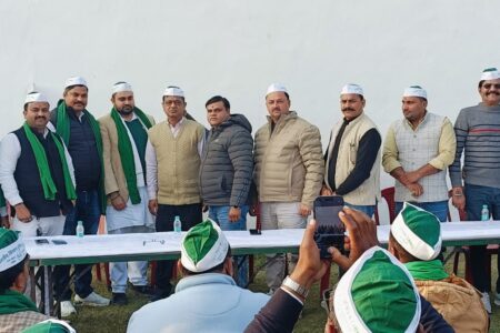 रामराज में भारतीय किसान यूनियन तोमर की सभा, सैकड़ों लोगों ने ली सदस्यता, किसानों के हितों पर हुई चर्चा