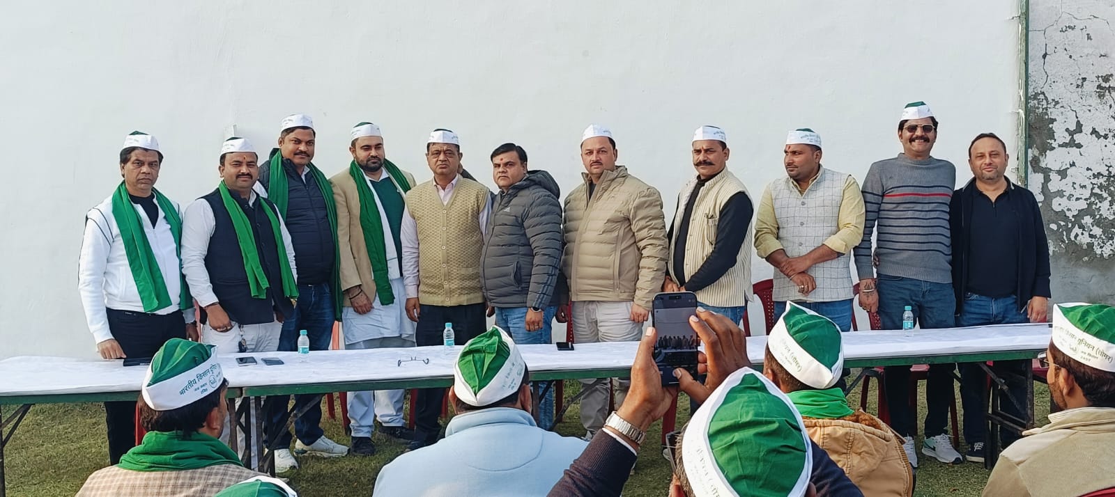 रामराज में भारतीय किसान यूनियन तोमर की सभा