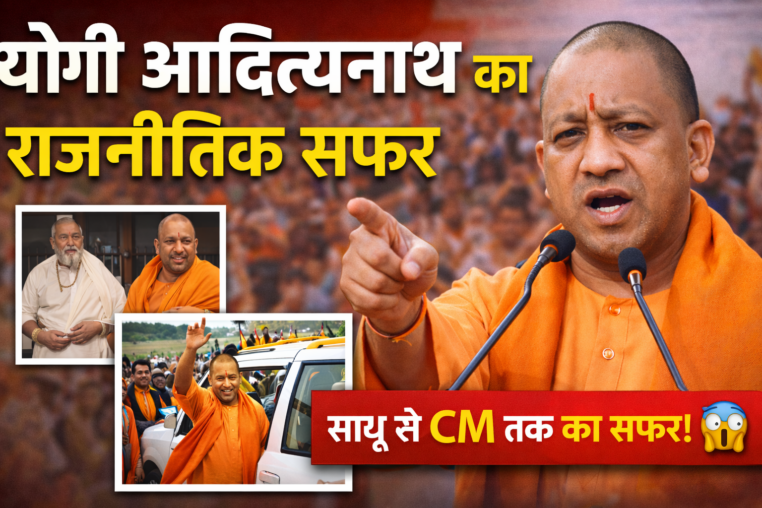 योगी आदित्यनाथ का राजनीतिक सफर: गोरखनाथ मठ से यूपी के शक्तिशाली मुख्यमंत्री तक की कहानी