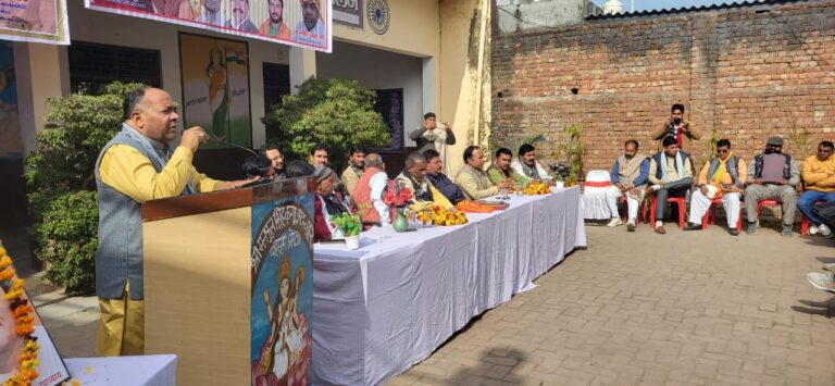 बहसूमा मेरठ में भाजपा हस्तिनापुर मंडल की मतदाता पुनरीक्षण अभियान को लेकर बैठक