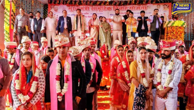 मुख्यमंत्री सामूहिक विवाह योजना के तहत 174 जोड़े बंधे वैवाहिक सूत्र में