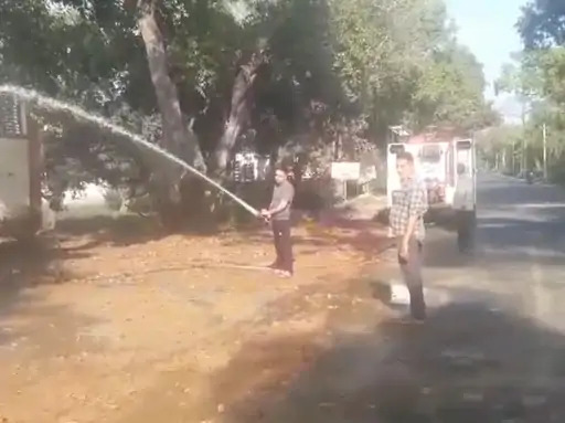 नए न्यायालय भवन के उद्घाटन से पहले चला विशेष सफाई अभियान