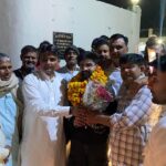 इंग्लैंड से शिक्षा पूरी कर लौटे गौरव त्यागी का खरखौदा में भव्य स्वागत, बुजुर्गों ने दिया आशीर्वाद