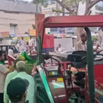मवाना थाने का किसानों ने किया घेराव